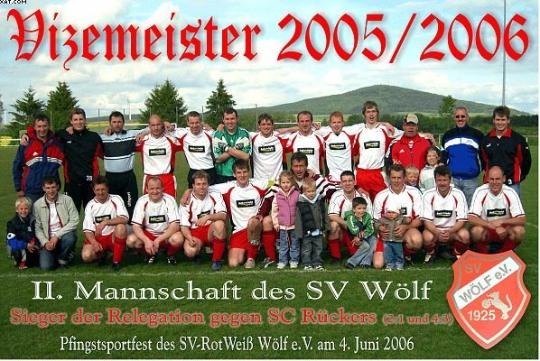 4.6.2006: Relegationssieg gegen Rckers